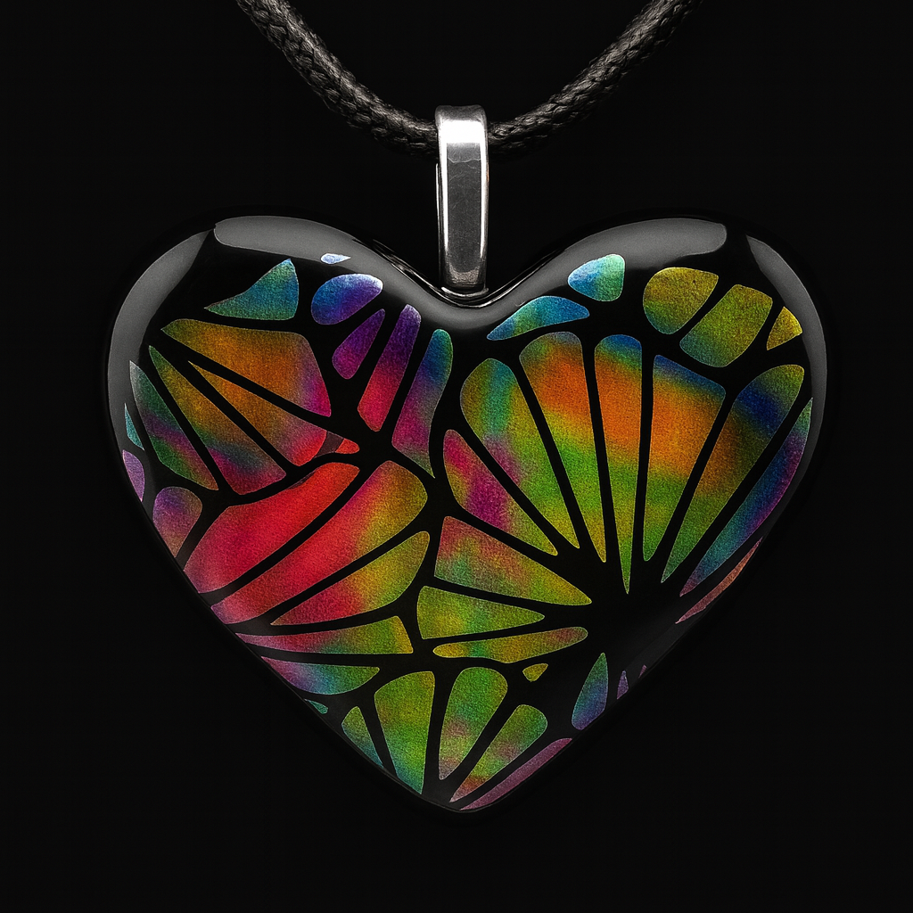 958-Multicolored Dichroic Pendant