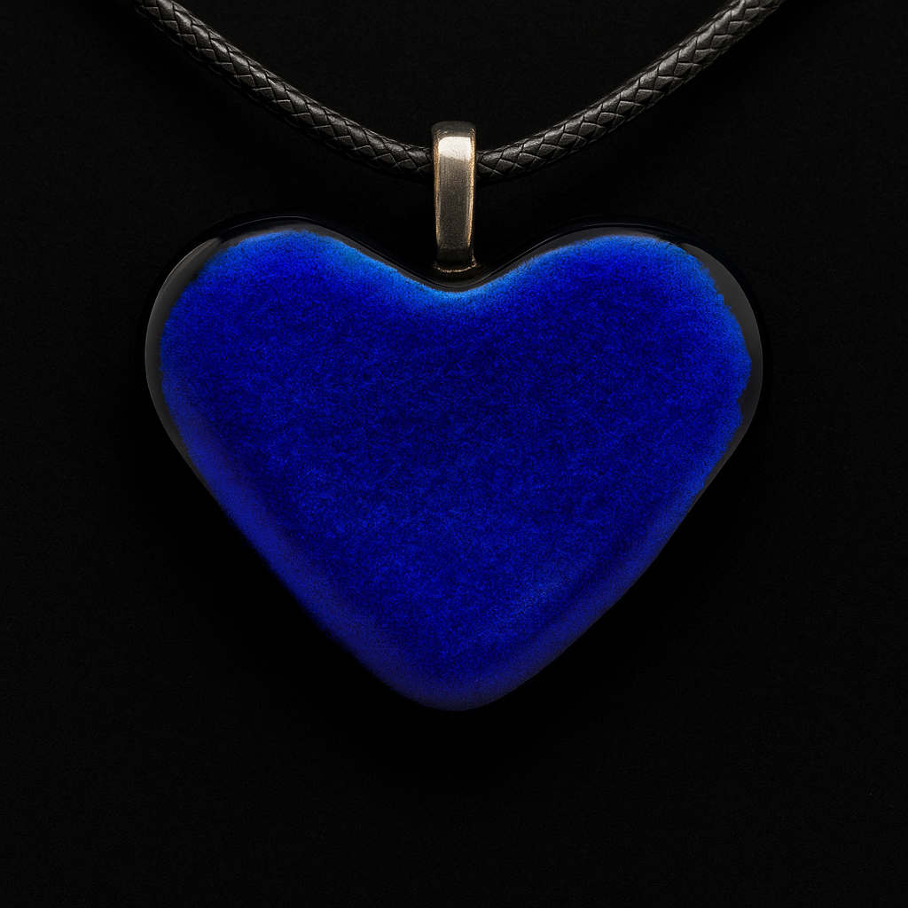 962- Deep Blue Dichroic Pendant